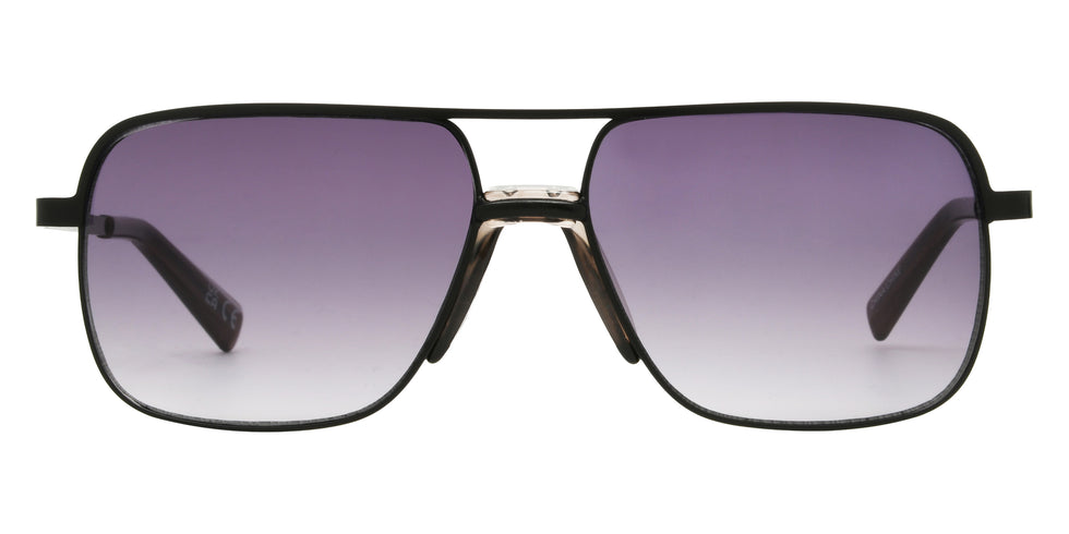 Foster Grant Men's Navigator Sunglasses - Black / Smoke Gradient