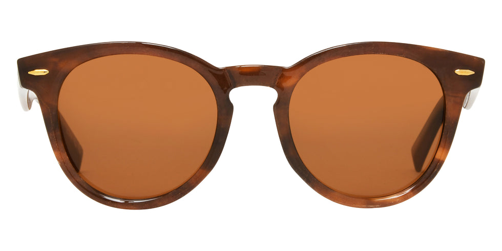 Foster Grant Ladies Round Polarized Sunglasses - Tortoise / Brown