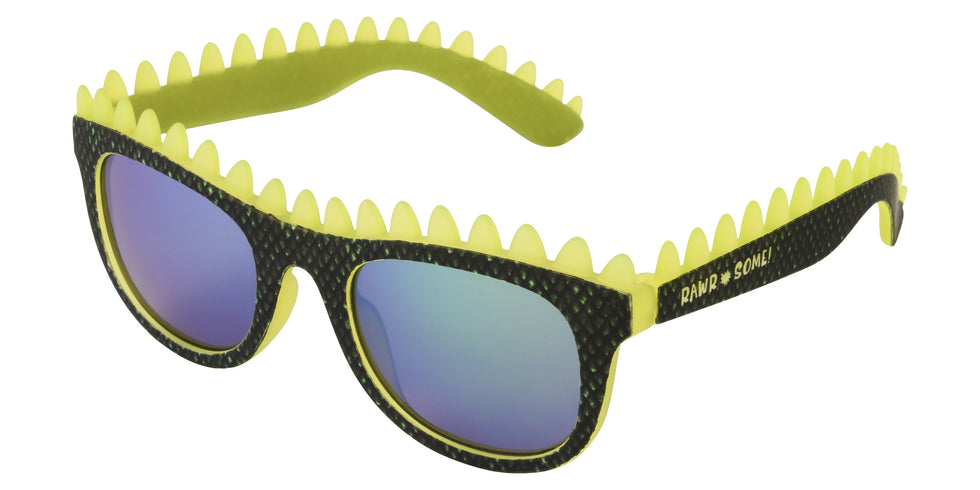 Foster Grant Kids Alligator Sunglasses - Pattern / Blue Mirrored