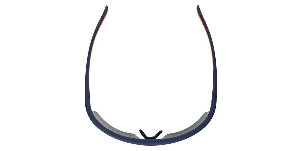 Foster Grant IRONMAN® Crimson Crest Blade Polarized Sunglasses - Navy / Smoke Flash Polarized