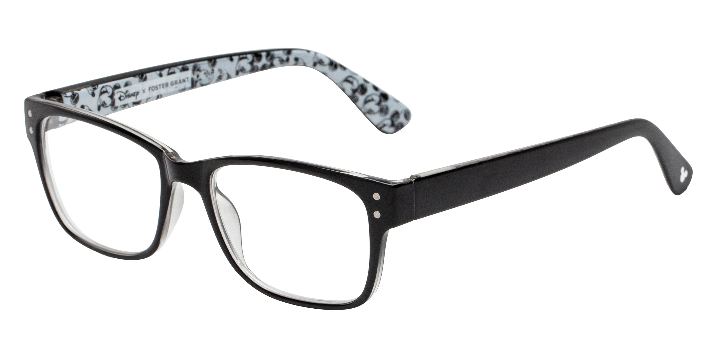 Foster Grant x Disney - Iconic Square Reading Glasses - Black