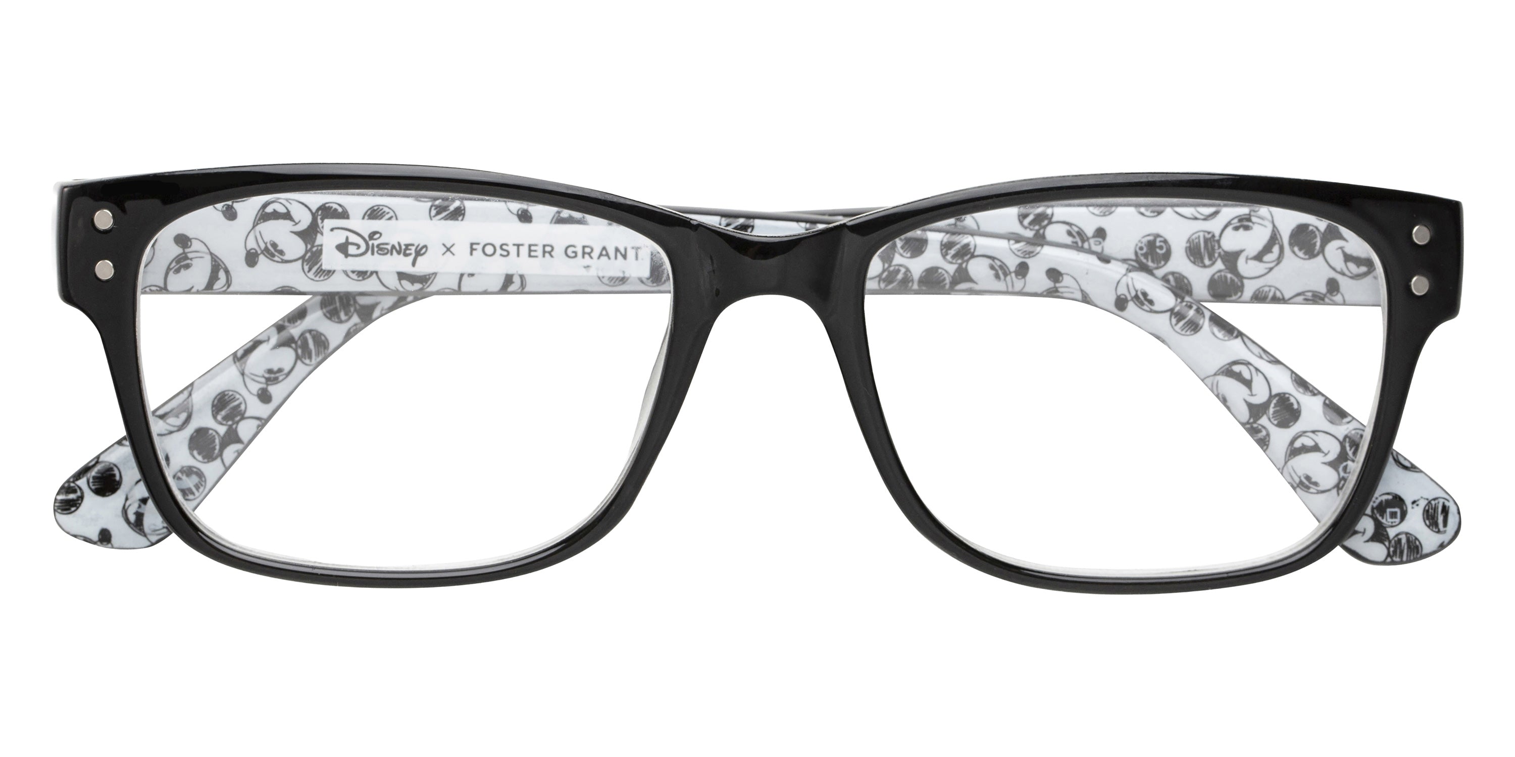 Foster Grant x Disney - Iconic Square Reading Glasses - Black