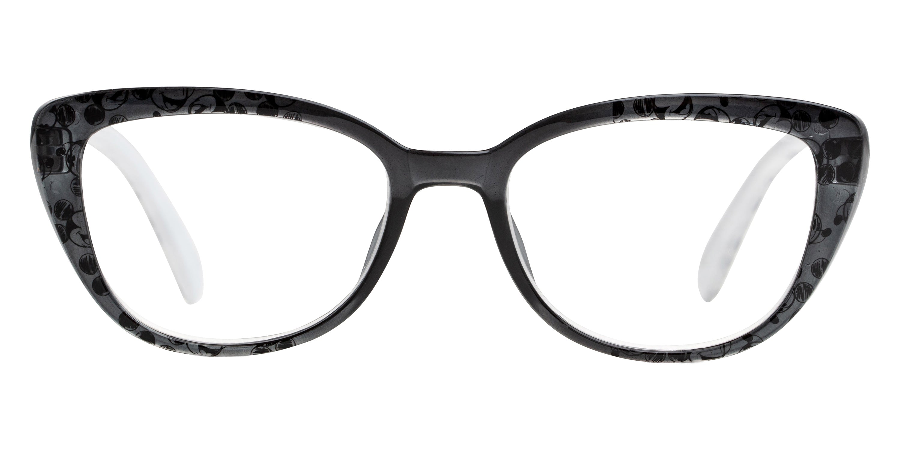 Foster Grant x Disney - Dreamer Black Cat Eye Reading Glasses - Black