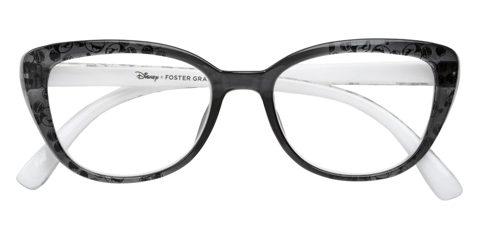Foster Grant x Disney - Dreamer Black Cat Eye Reading Glasses - Black