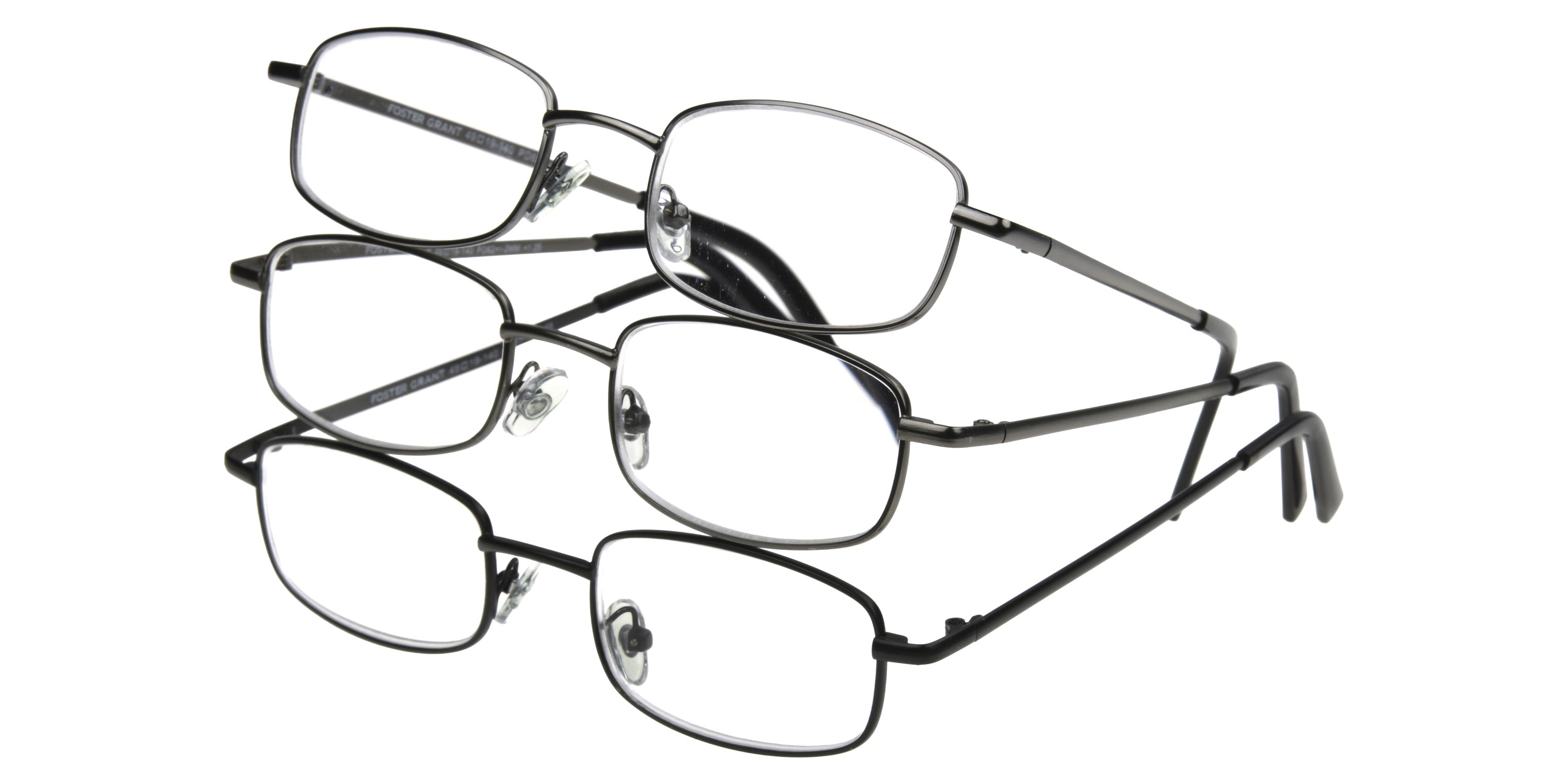 Foster Grant Essentials by Multi Pack Men's Readers - Assorted