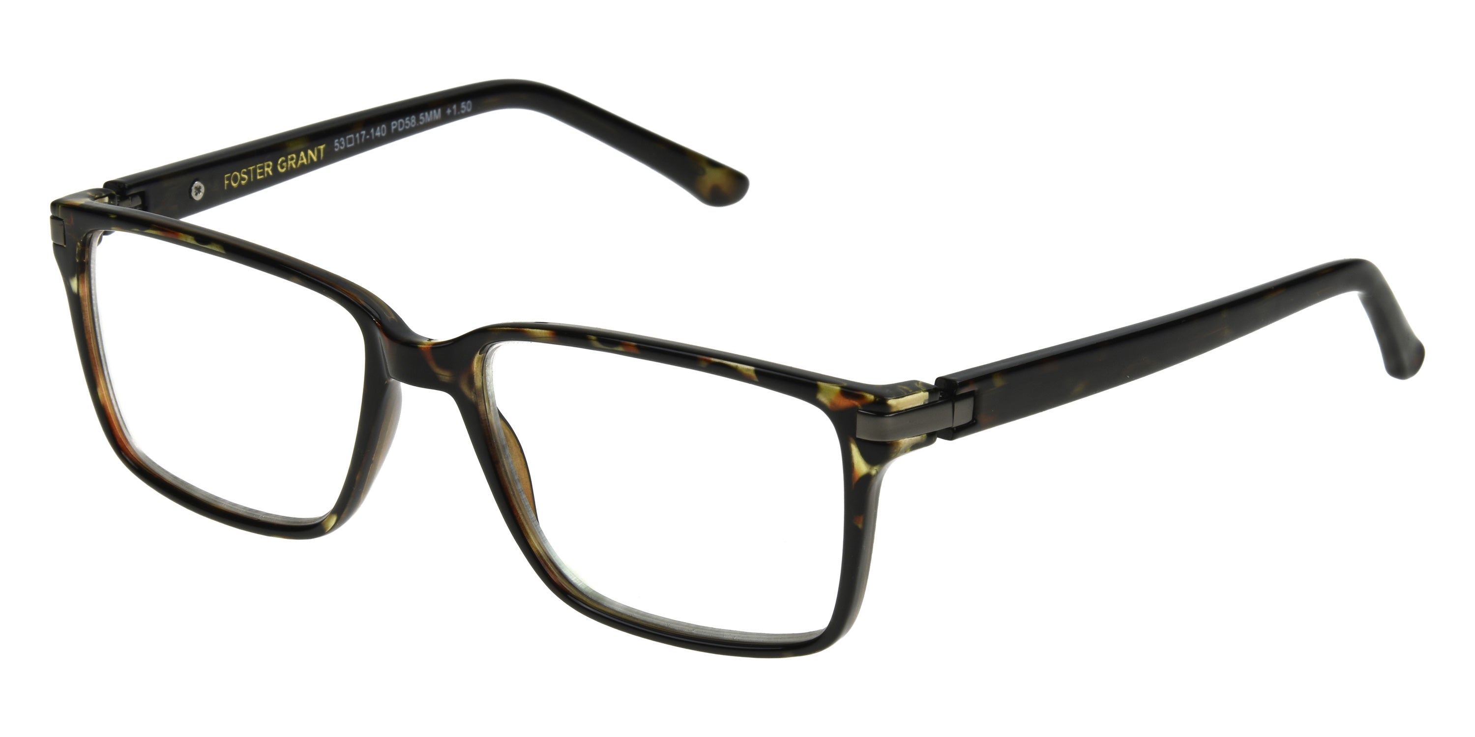 Foster Grant Men's Premium Cyrus Reading Glasses - Tortoise