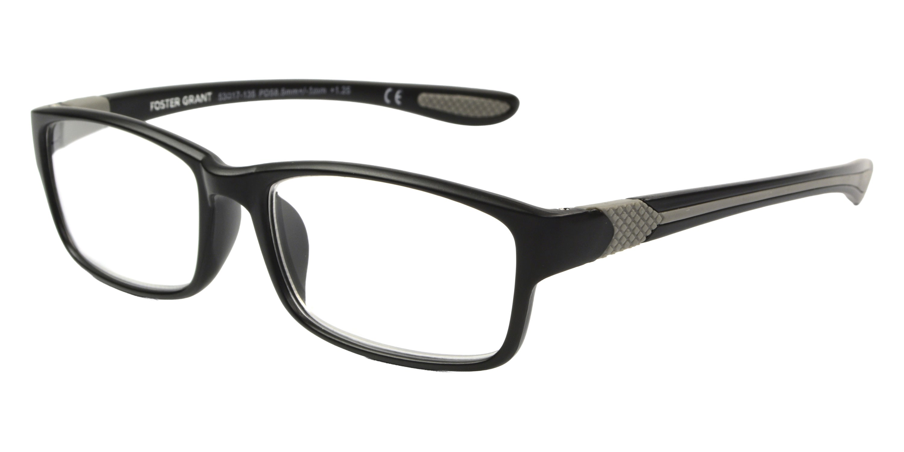 Foster Grant Scooter Men's Reading Glasses - Gray