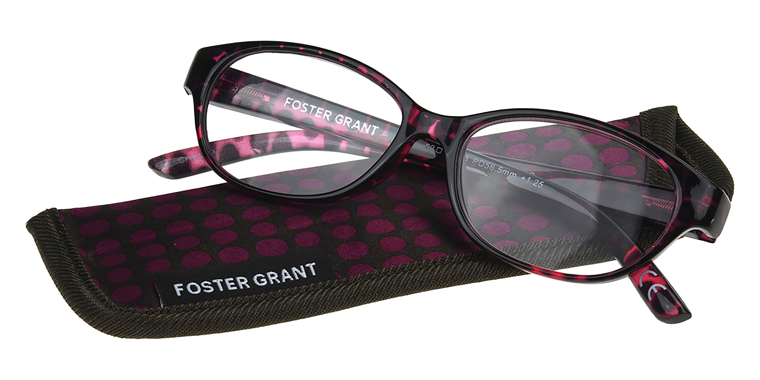 Foster Grant Monica Women's Reading Glasses - Magenta