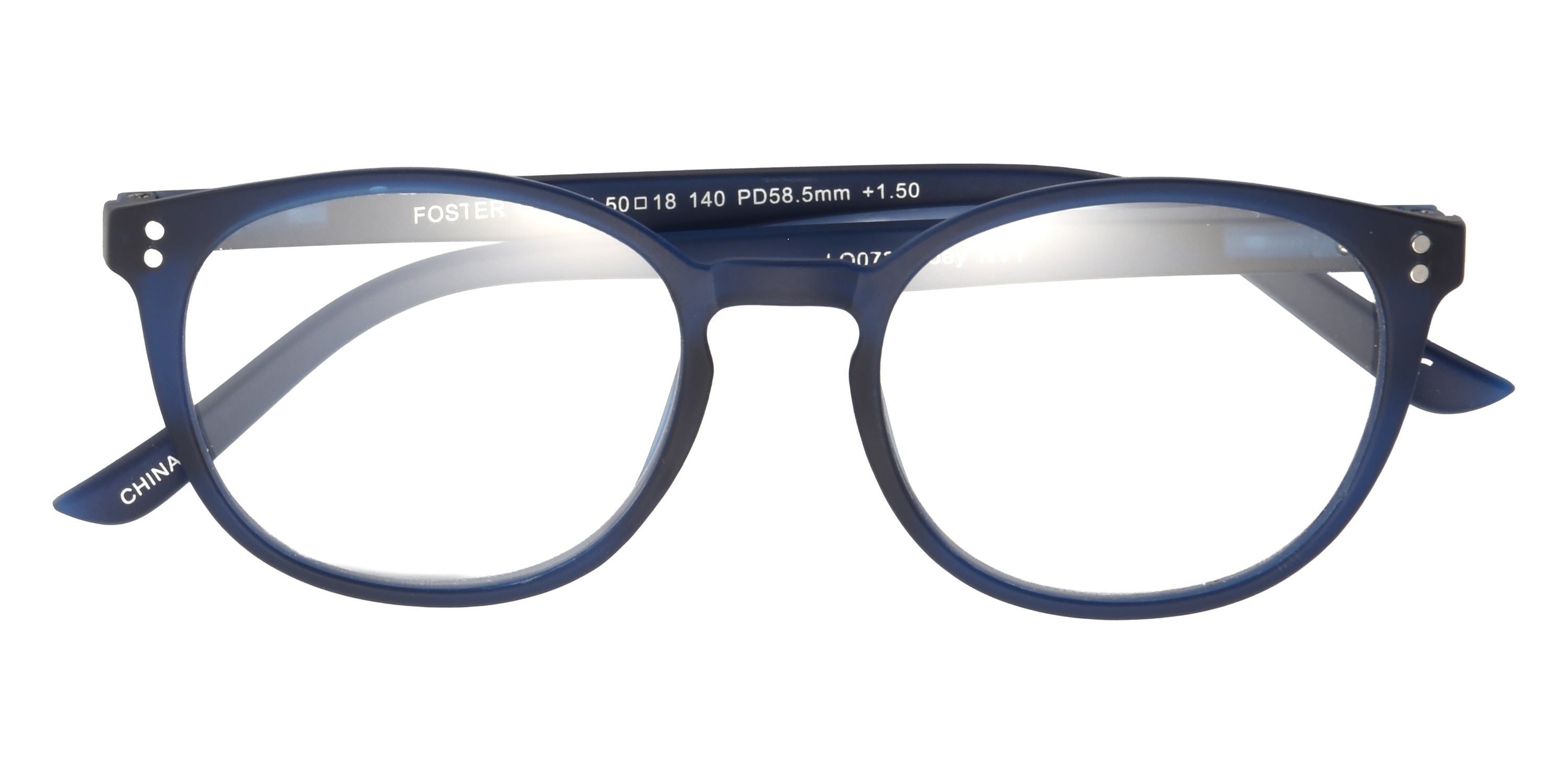 Foster Grant Blue Light Anti-Fog Joey Readers - Navy / Blue Light Filter