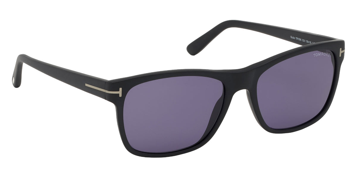 Tom Ford FT0698 GIULIO 02V 57 - Matte Black / Blue #id:ft069802v_s:100135
