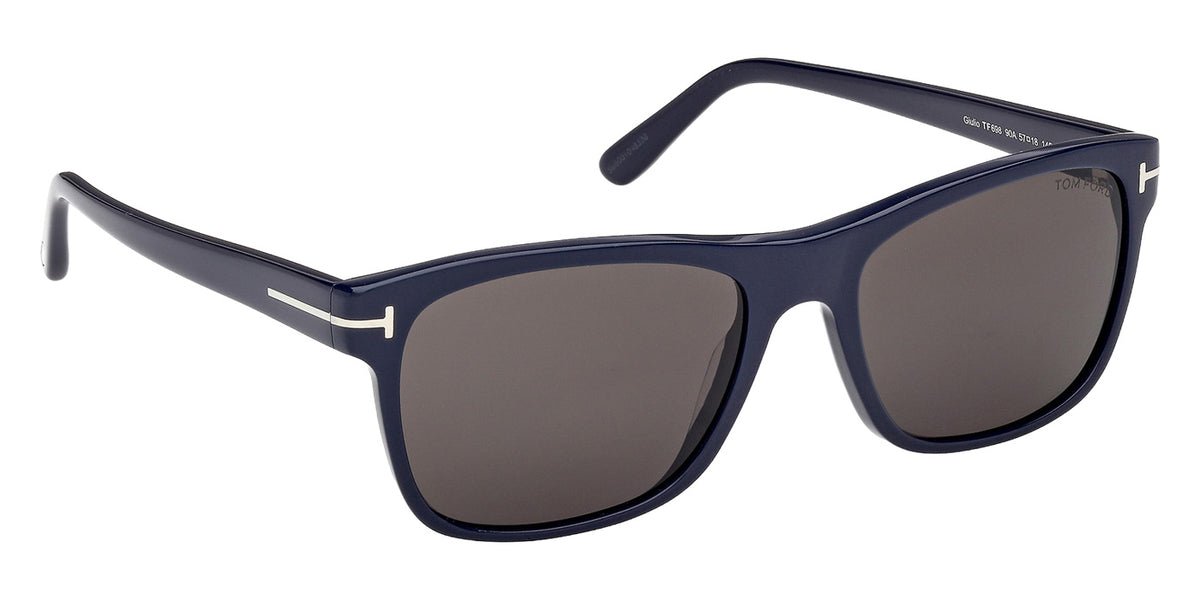Tom Ford FT0698 GIULIO 90A 57 - Shiny Blue / Smoke #id:ft069890a_s:104135