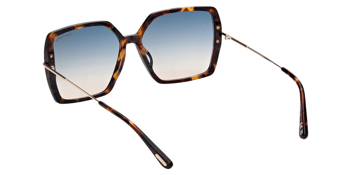 Tom Ford FT1039 JOANNA 52P 59 - Dark Havana / Gradient Green #id:ft103952p_s:100115