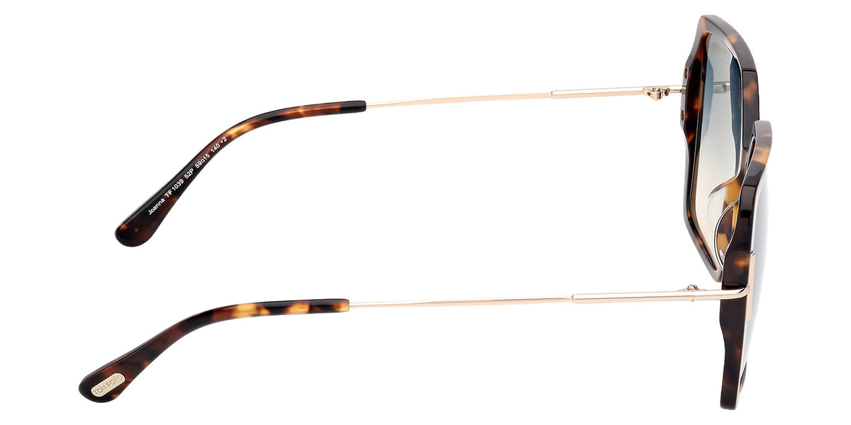 Tom Ford FT1039 JOANNA 52P 59 - Dark Havana / Gradient Green #id:ft103952p_s:100130