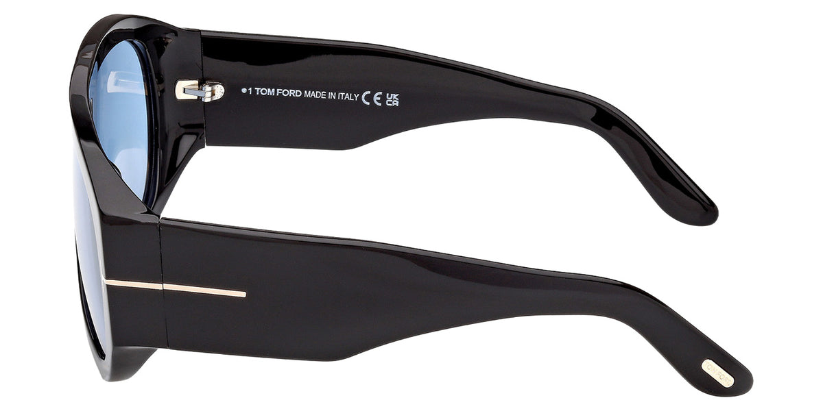 Tom Ford FT1044 BRONSON 01V 60 - Shiny Black / Blue #id:ft104401v_s:100110
