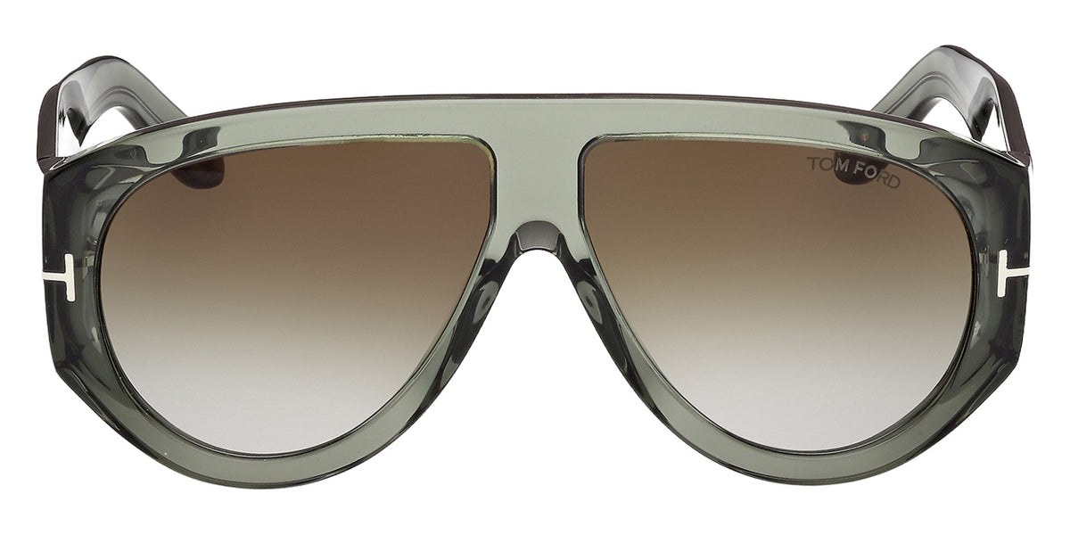 Tom Ford FT1044 BRONSON 93B 60 - Shiny Light Green / Gradient Smoke #id:ft104493b_s:102100