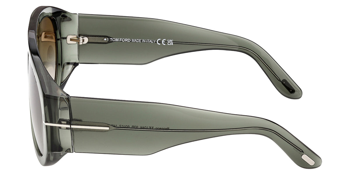 Tom Ford FT1044 BRONSON 93B 60 - Shiny Light Green / Gradient Smoke #id:ft104493b_s:102110