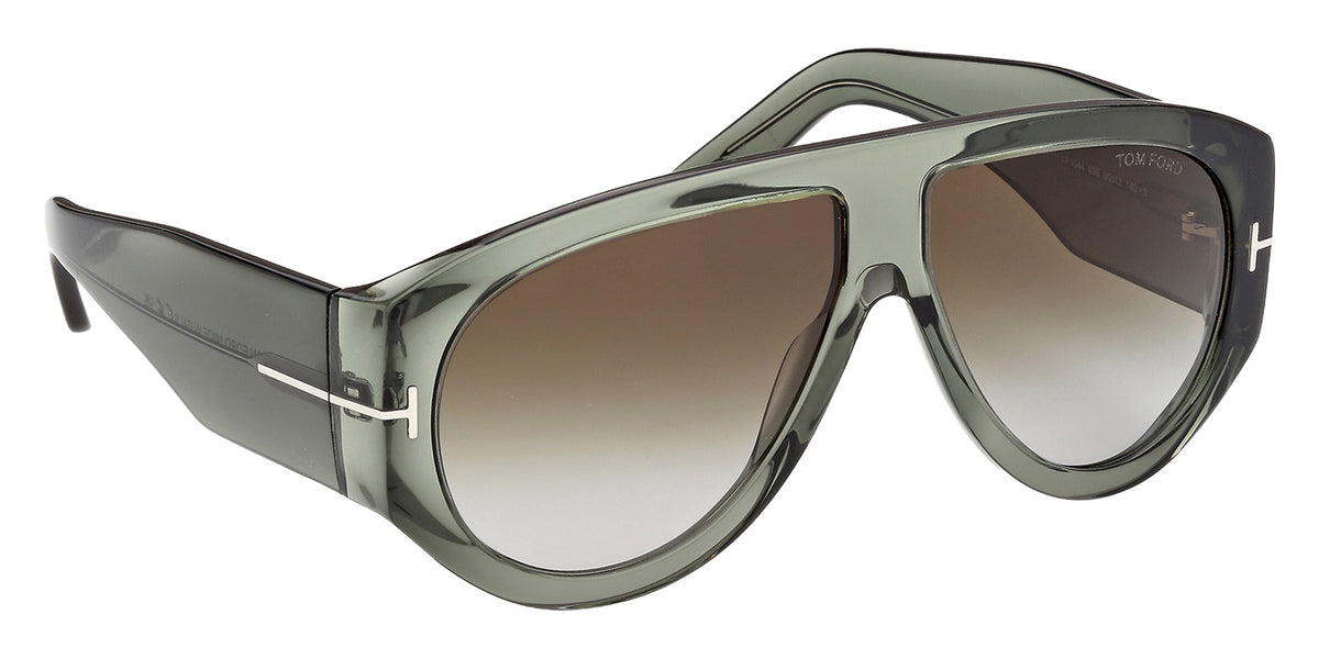 Tom Ford FT1044 BRONSON 93B 60 - Shiny Light Green / Gradient Smoke #id:ft104493b_s:102135