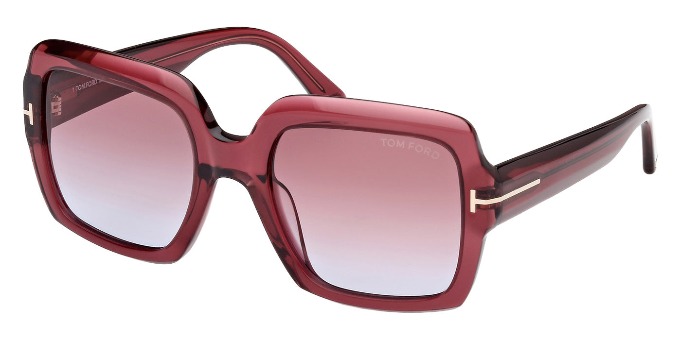 Tom Ford FT1082 KAYA 66Y 54 - Shiny Dark Red / Violet #id:ft108266y_s:100105