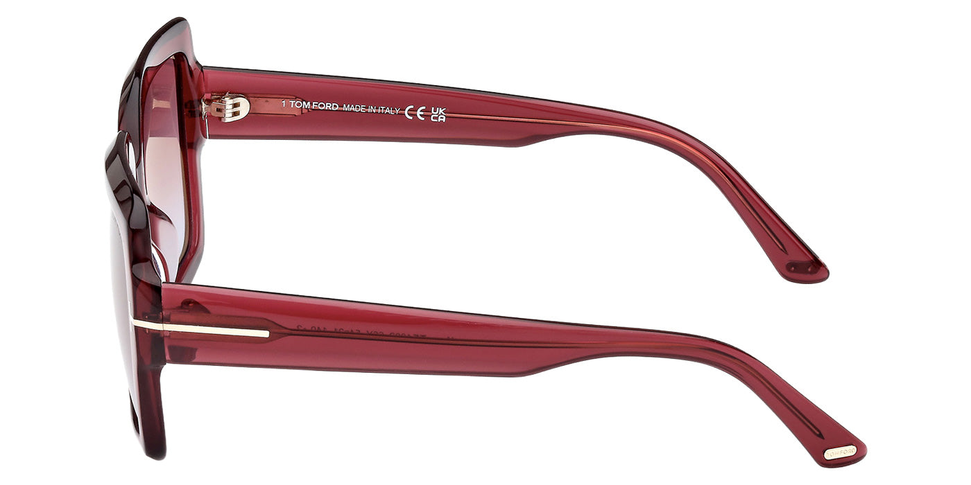 Tom Ford FT1082 KAYA 66Y 54 - Shiny Dark Red / Violet #id:ft108266y_s:100110