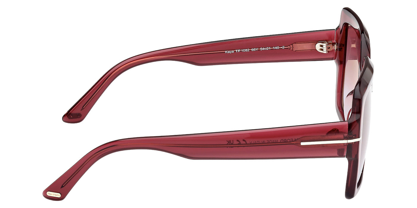 Tom Ford FT1082 KAYA 66Y 54 - Shiny Dark Red / Violet #id:ft108266y_s:100130