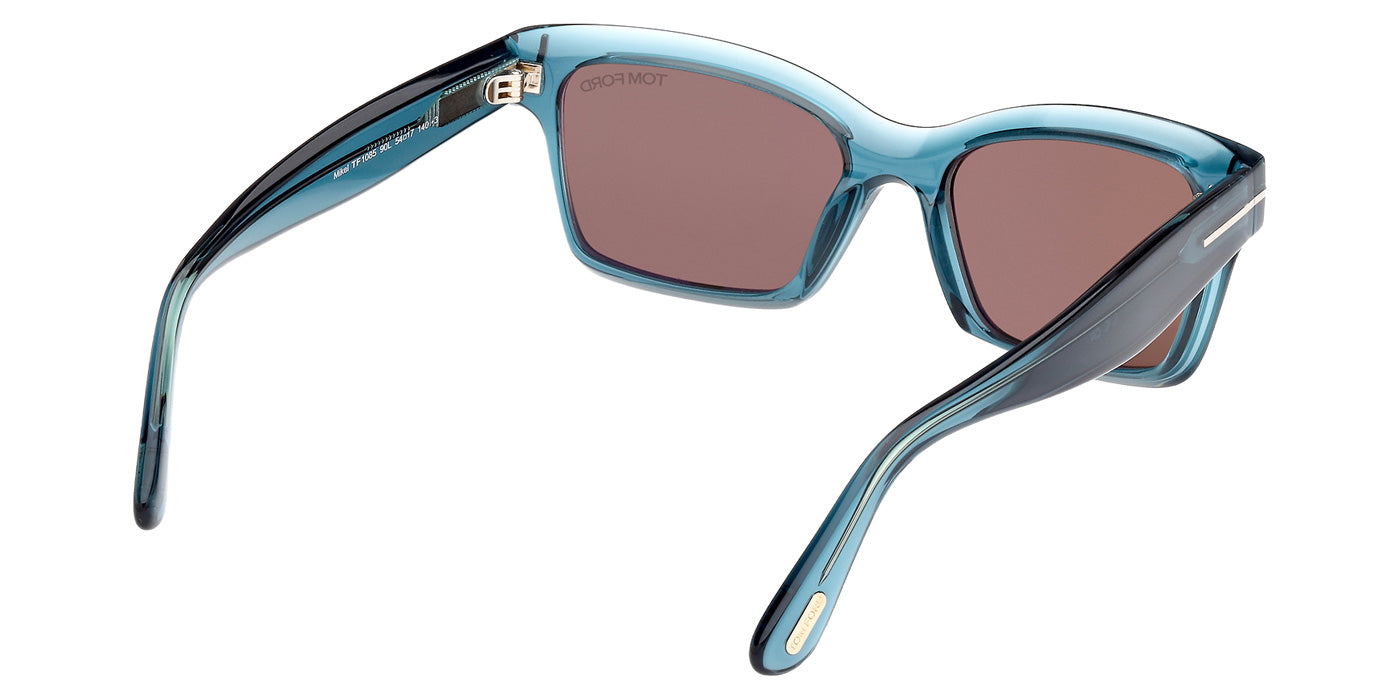Tom Ford FT1085 MIKEL 90L 54 - Shiny Turquoise / Roviex #id:ft108590l_s:106125