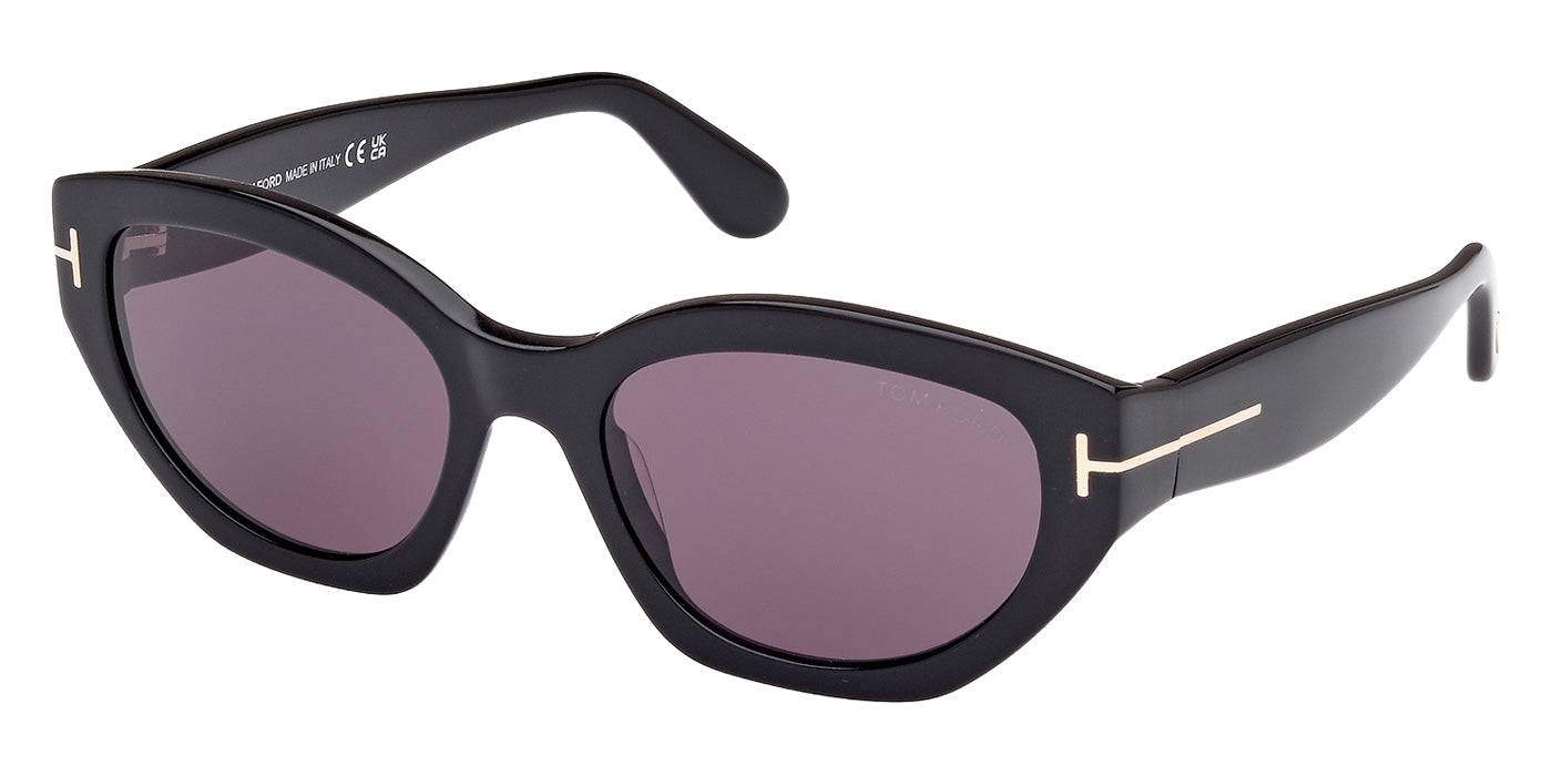 Tom Ford FT1086 PENNY 01A 55 - Shiny Black / Smoke #id:ft108601a_s:100105