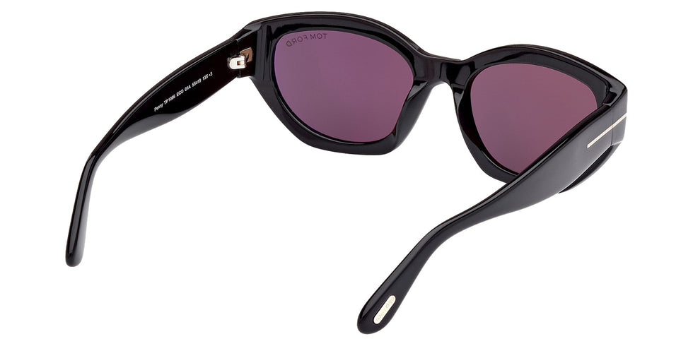 Tom Ford FT1086 PENNY 01A 55 - Shiny Black / Smoke #id:ft108601a_s:100125