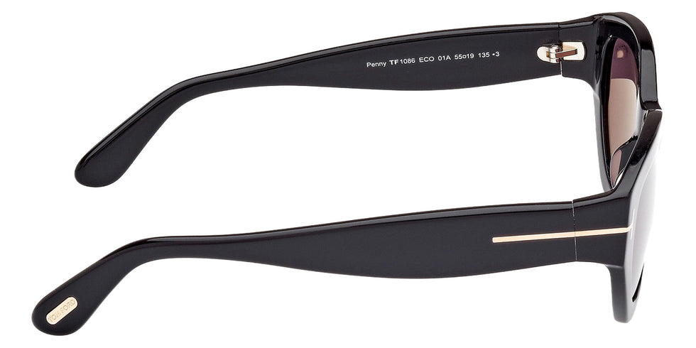 Tom Ford FT1086 PENNY 01A 55 - Shiny Black / Smoke #id:ft108601a_s:100130