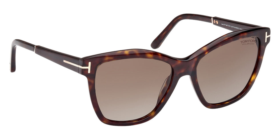 Tom Ford FT1087 LUCIA 52H 54 - Dark Havana / Brown Polarized #id:ft108752h_s:100135