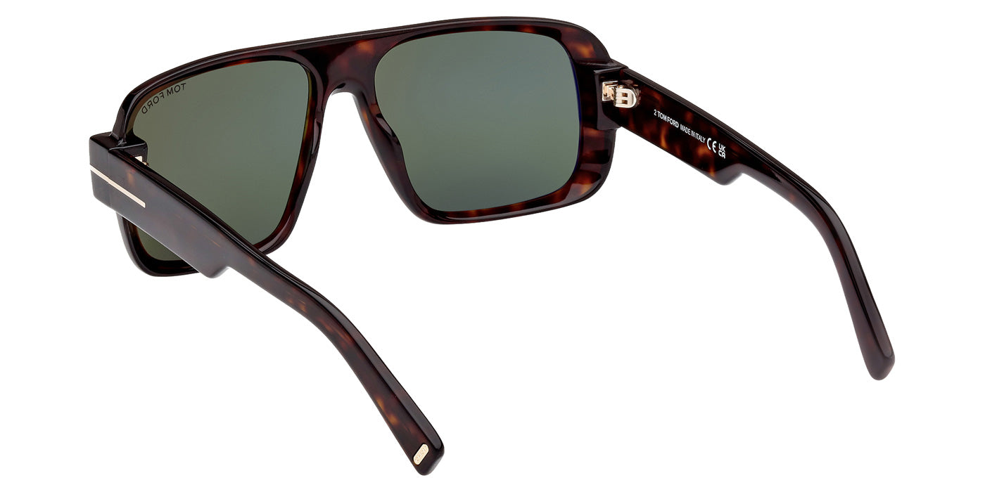 Tom Ford FT1101 TURNER 52N 58 - Dark Havana / Green #id:ft110152n_s:100115