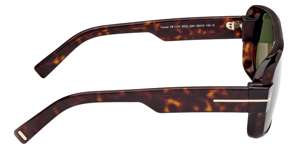 Tom Ford FT1101 TURNER 52N 58 - Dark Havana / Green #id:ft110152n_s:100130