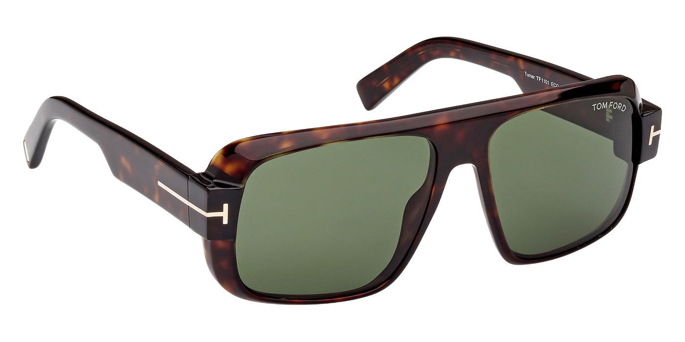 Tom Ford FT1101 TURNER 52N 58 - Dark Havana / Green #id:ft110152n_s:100135