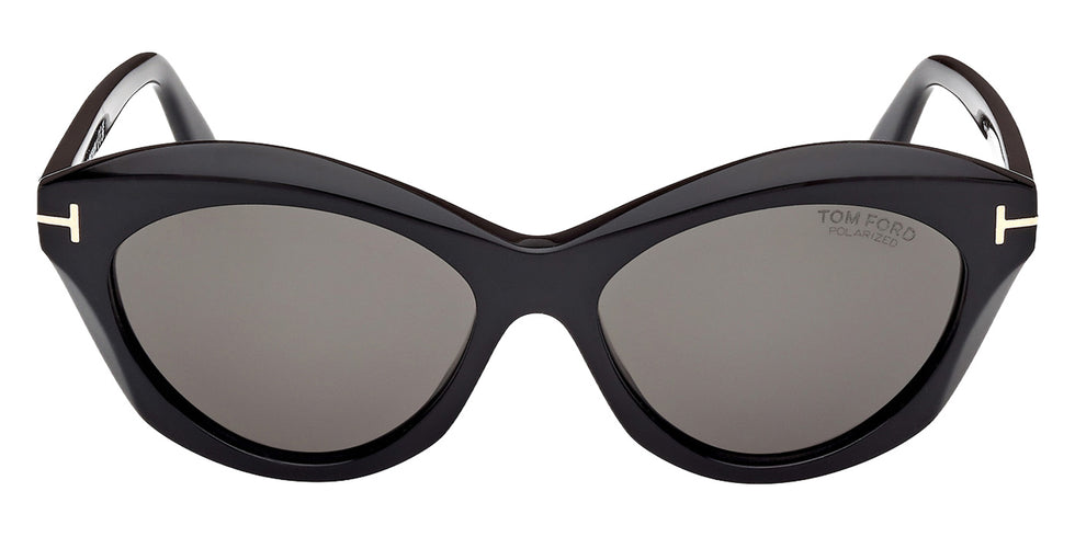 Tom Ford FT1111 TONI 01D 55 - Shiny Black / Smoke Polarized #id:ft111101d_s:100100