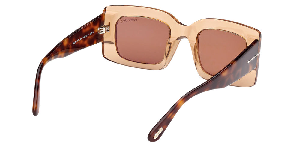 Tom Ford FT1188 BRIGITTA 45E 50 - Shiny Light Brown / Brown #id:ft118845e_s:100125