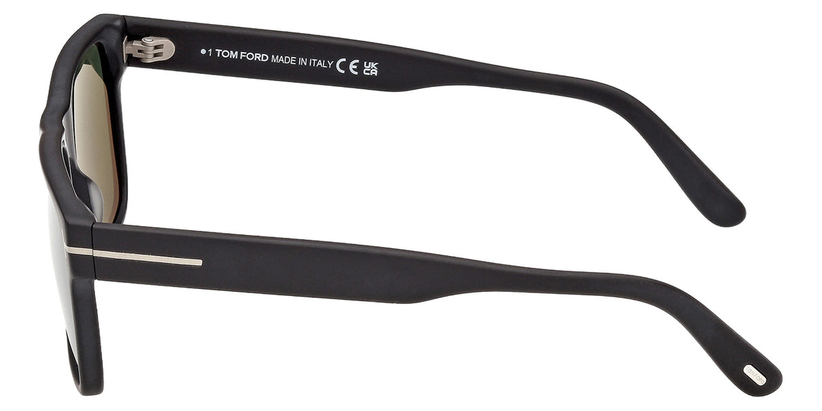 Tom Ford FT1205 CALDER 02N 55 - Matte Black / Green #id:ft120502n_s:100110