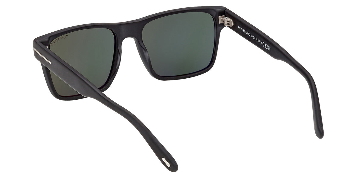Tom Ford FT1205 CALDER 02N 55 - Matte Black / Green #id:ft120502n_s:100115