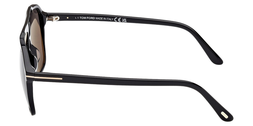 Tom Ford FT1209 AUTARI 01A 56 - Shiny Black / Smoke #id:ft120901a_s:100110