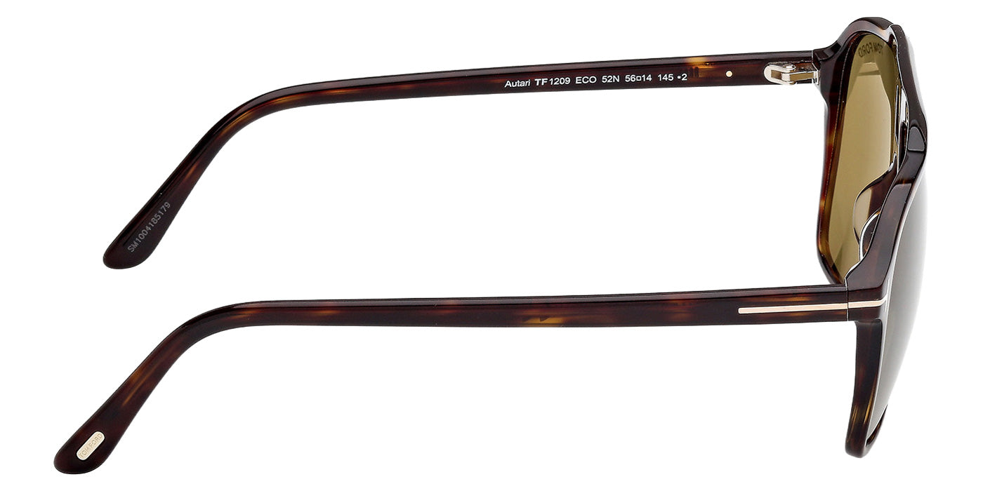 Tom Ford FT1209 AUTARI 52N 56 - Dark Havana / Green #id:ft120952n_s:102130