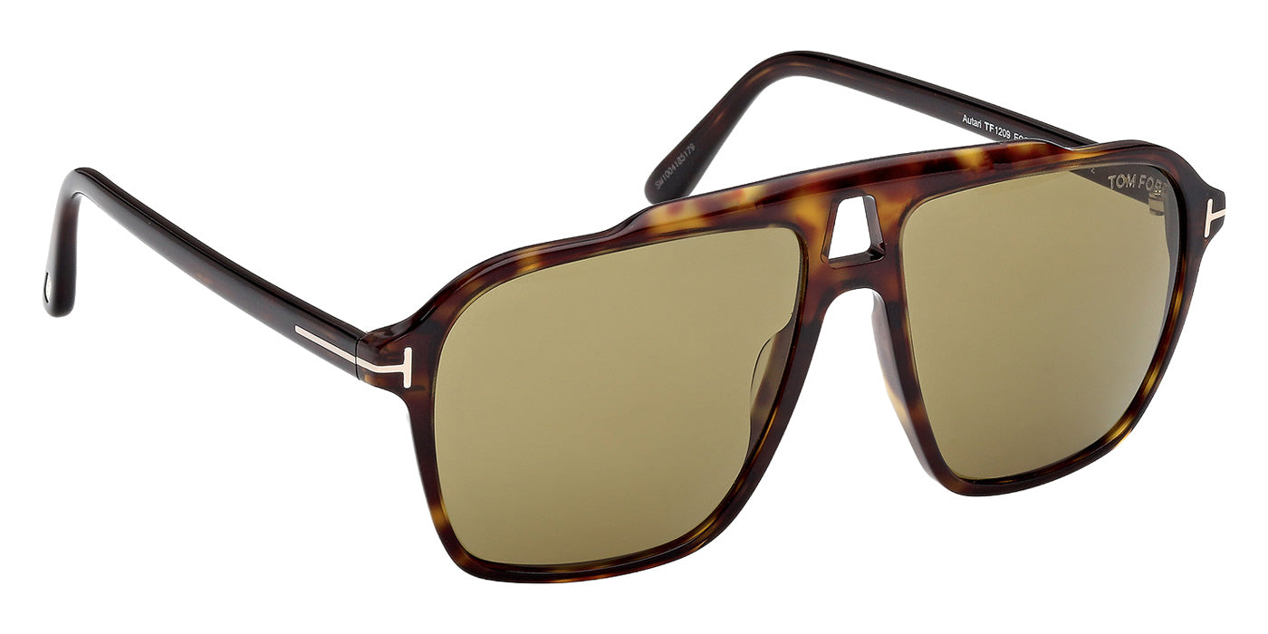 Tom Ford FT1209 AUTARI 52N 56 - Dark Havana / Green #id:ft120952n_s:102135