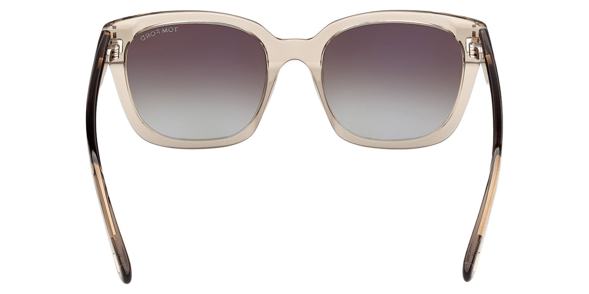 Tom Ford FT1216 HAYLAY 45G 53 - Shiny Light Brown / Brown Mirrored #id:ft121645g_s:102120