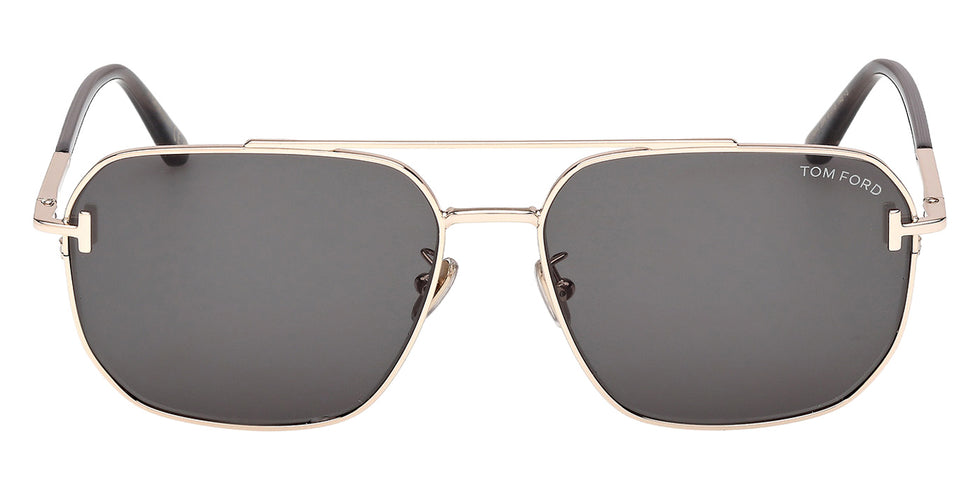 Tom Ford FT1249-K 28N 61 - Shiny Rose Gold / Green #id:ft1249k28n_s:100100