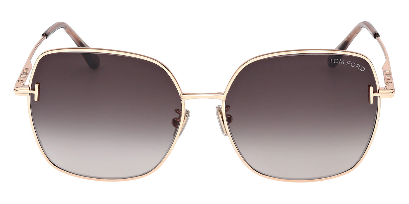 Tom Ford FT1250-K 33B 59 - Shiny Pink Gold / Gradient Smoke #id:ft1250k33b_s:100100
