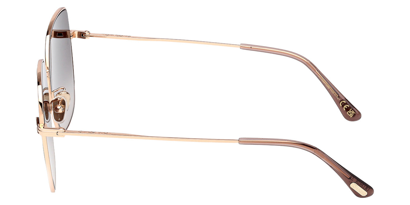 Tom Ford FT1250-K 33B 59 - Shiny Pink Gold / Gradient Smoke #id:ft1250k33b_s:100110