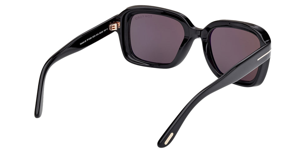 Tom Ford FT1283 NATALIA-02 01A 52 - Shiny Black / Smoke #id:ft128301a_s:100125