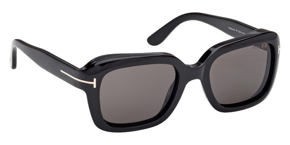 Tom Ford FT1283 NATALIA-02 01A 52 - Shiny Black / Smoke #id:ft128301a_s:100135