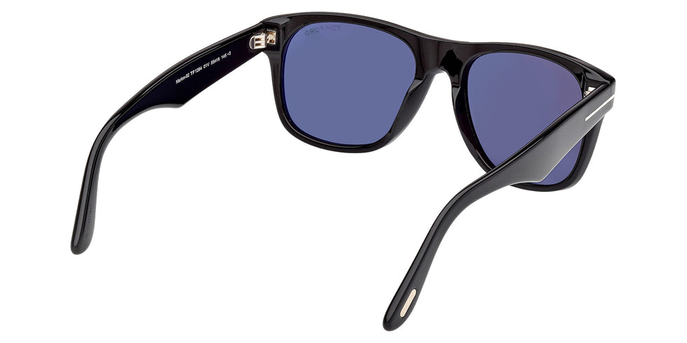 Tom Ford FT1284 MARLON-02 01V 55 - Shiny Black / Blue #id:ft128401v_s:100125