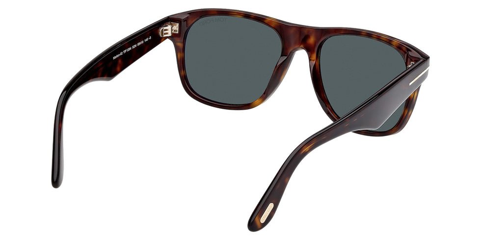 Tom Ford FT1284 MARLON-02 52N 55 - Dark Havana / Green #id:ft128452n_s:102125