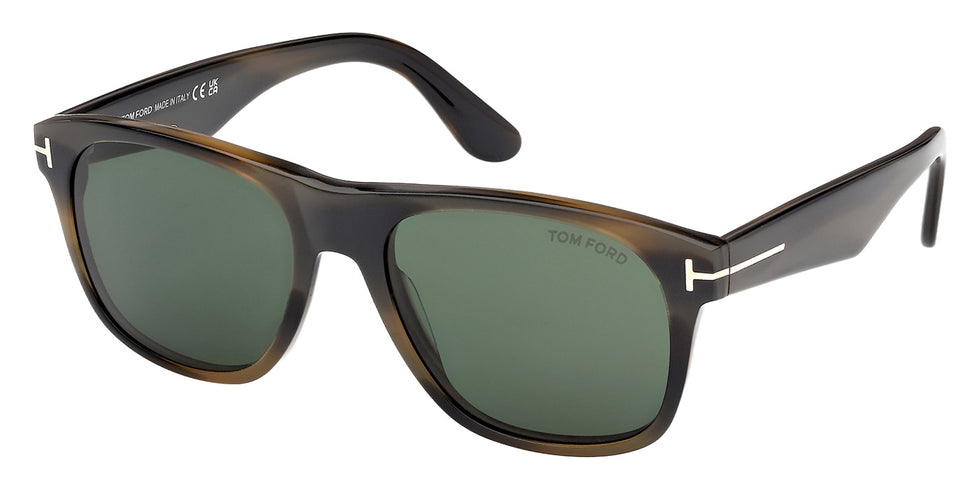 Tom Ford FT1284 MARLON-02 55N 55 - Colored Havana / Green #id:ft128455n_s:106105