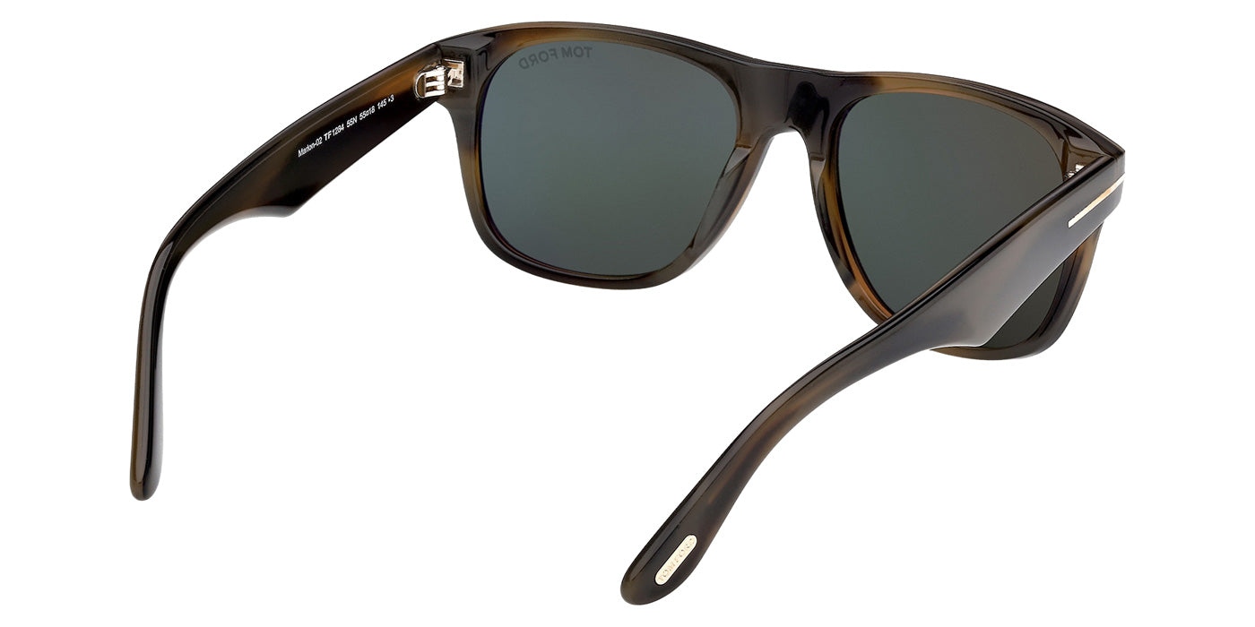 Tom Ford FT1284 MARLON-02 55N 55 - Colored Havana / Green #id:ft128455n_s:106125