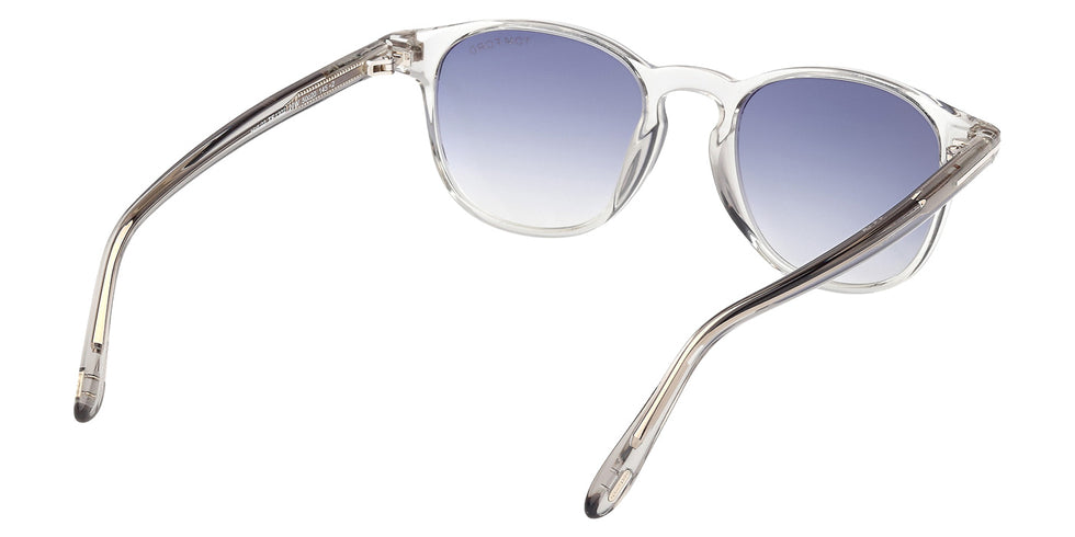 Tom Ford FT1302 HOLT-02 20W 50 - Shiny Gray / Gradient Blue #id:ft130220w_s:100125